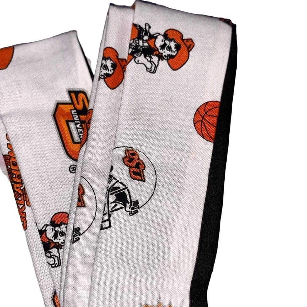 Oklahoma State Cowboys OSU Cowboys Print Headband Hair or Purse Wrap‎ NWT